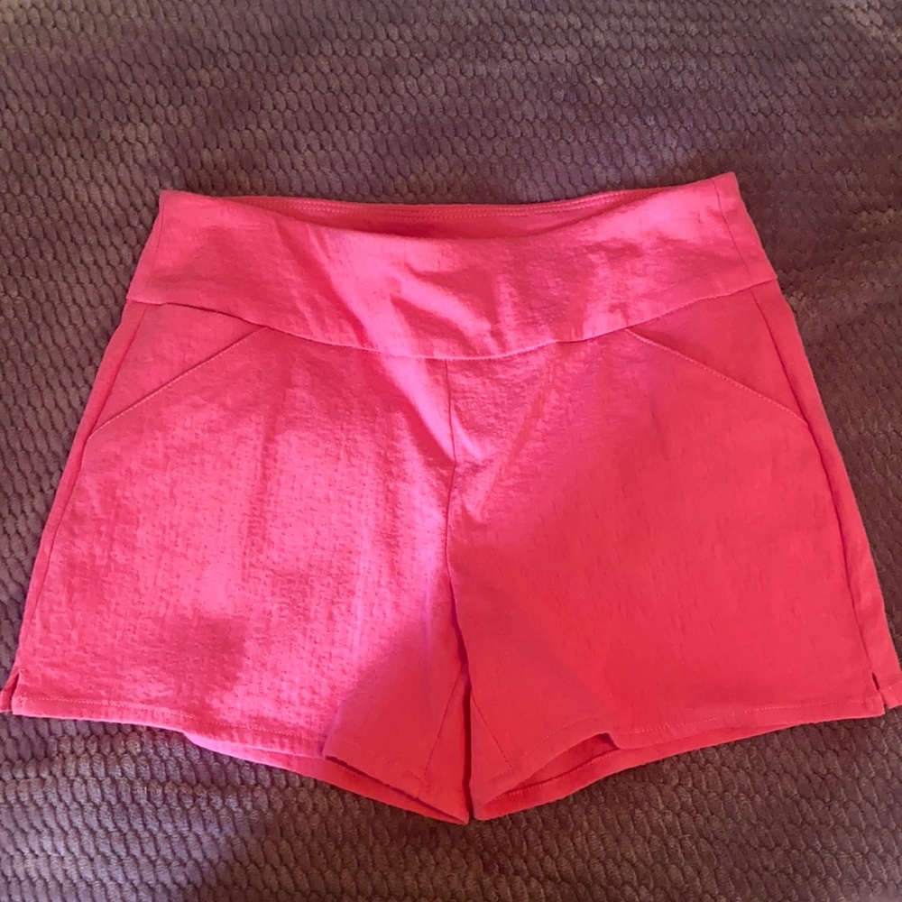 Never worn neon shorts! Size 6